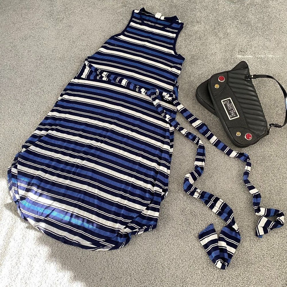 - Lot of TWO Gap Striped Sleeveless Summer Dress SMALL & XS    - F109/110